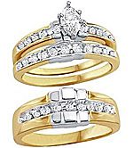 Diamond Wedding Ring Set