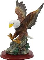 Flying Bald Eagle