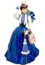 Figurines - Woman in Blue Dress