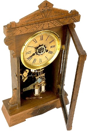 Oak Wooden Clock