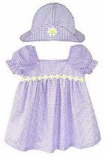 Girl's Gingham Dress
