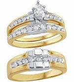 Diamond Wedding Ring Set