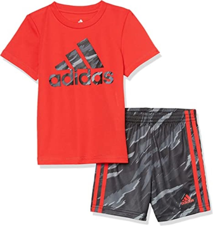 Adidas Boys and Infants Tiger Camo Short Set
