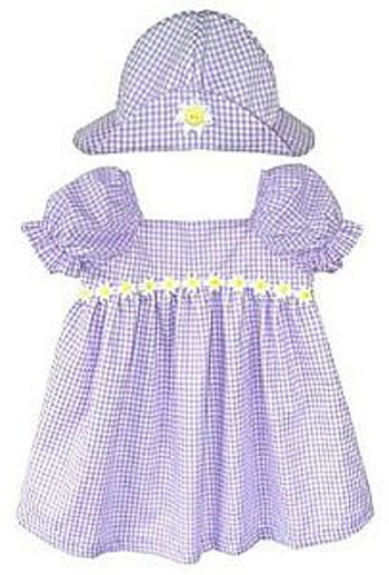 Girl's Gingham Dress