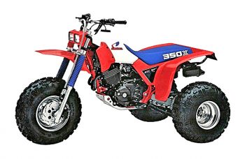 1985 Honda 350x ATC 3 Wheeler Bike Motorcycle