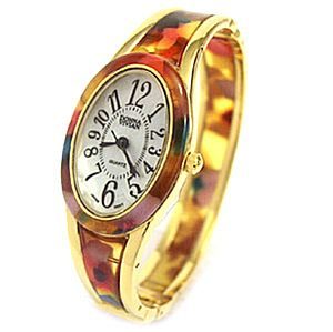 Ladies Gold Bangle Watch